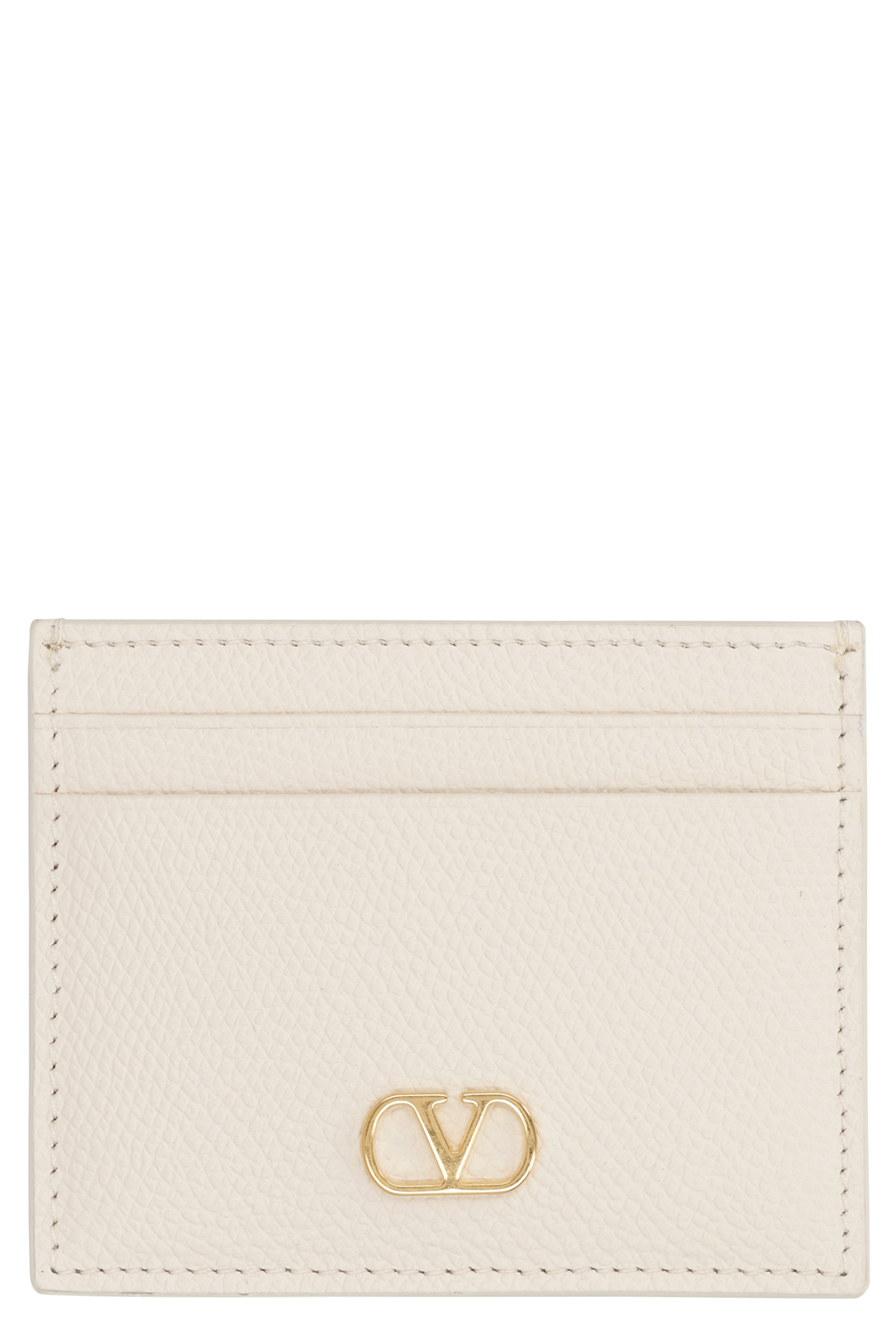 Vlogo Signature Leather card holder
