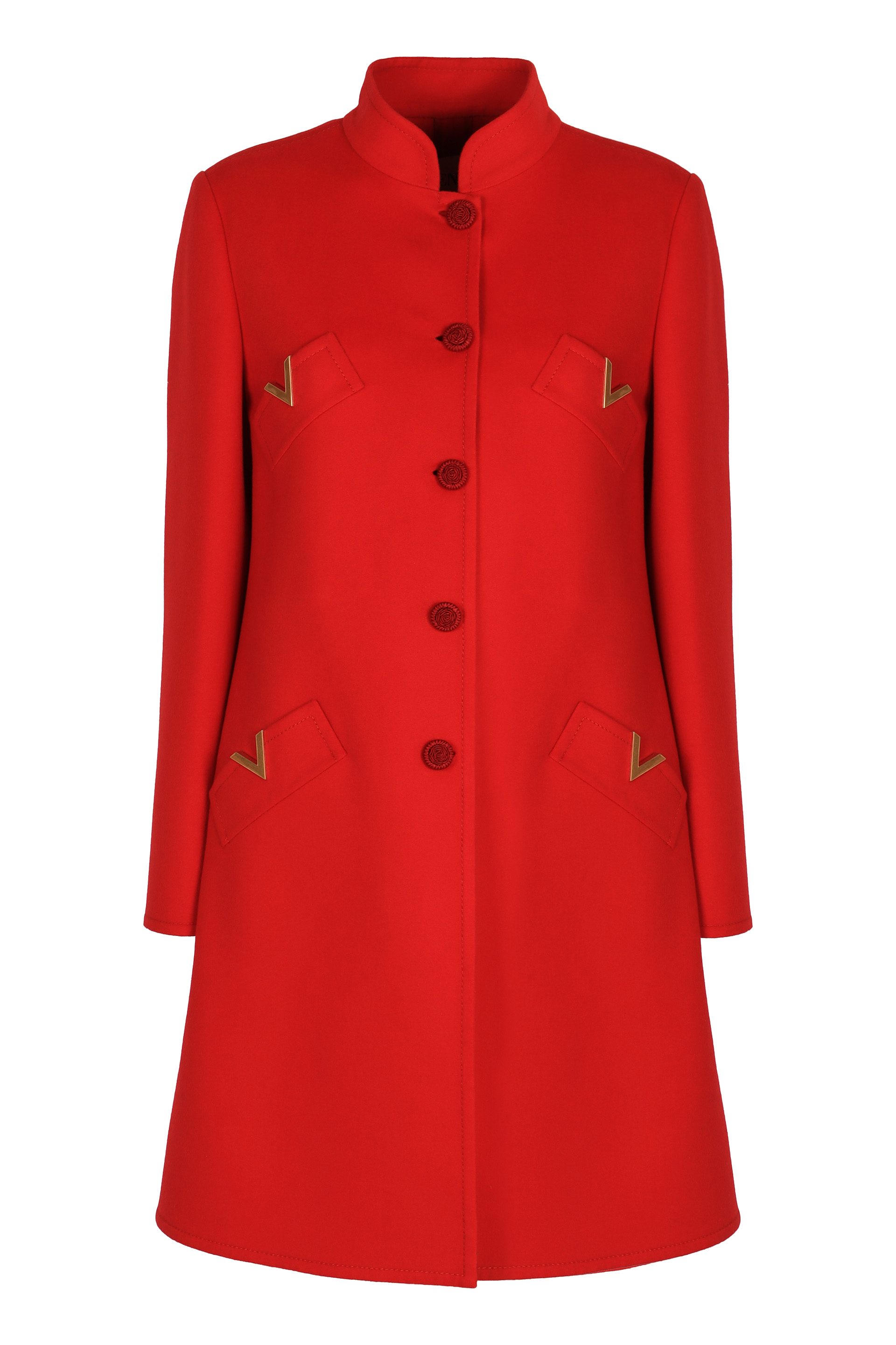 Wool and cashmere coat