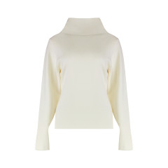 Sweater with turtleneck in wool and cashmere