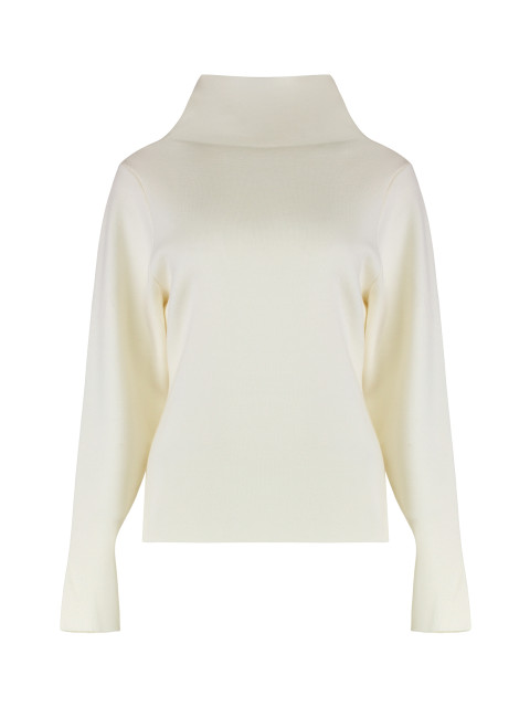 Sweater with turtleneck in wool and cashmere