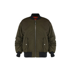 Oversized bomber in nylon