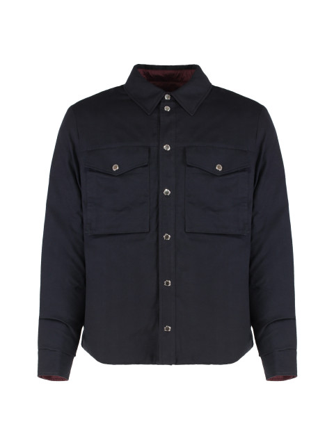Reversible flannel jacket