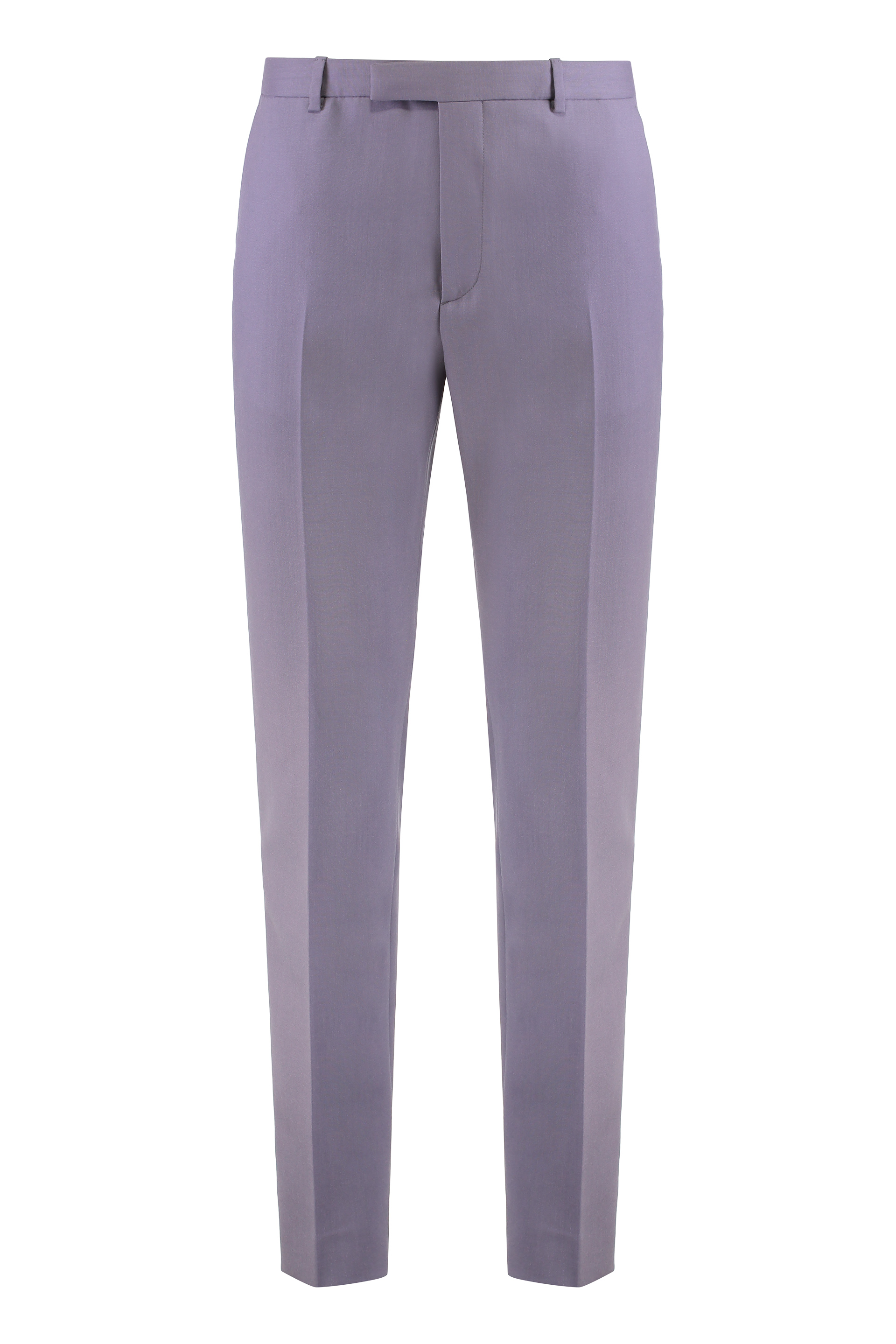 Trousers in dry wool gabardine