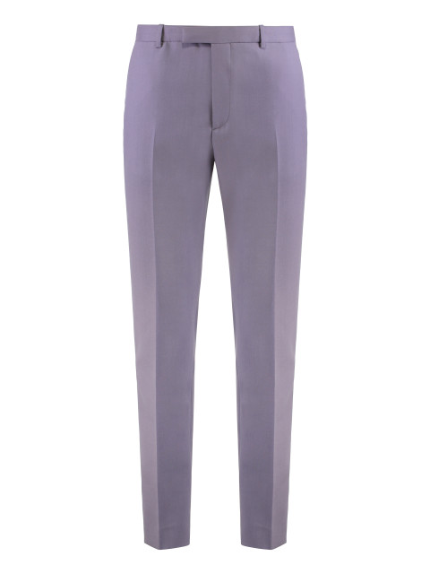 Trousers in dry wool gabardine