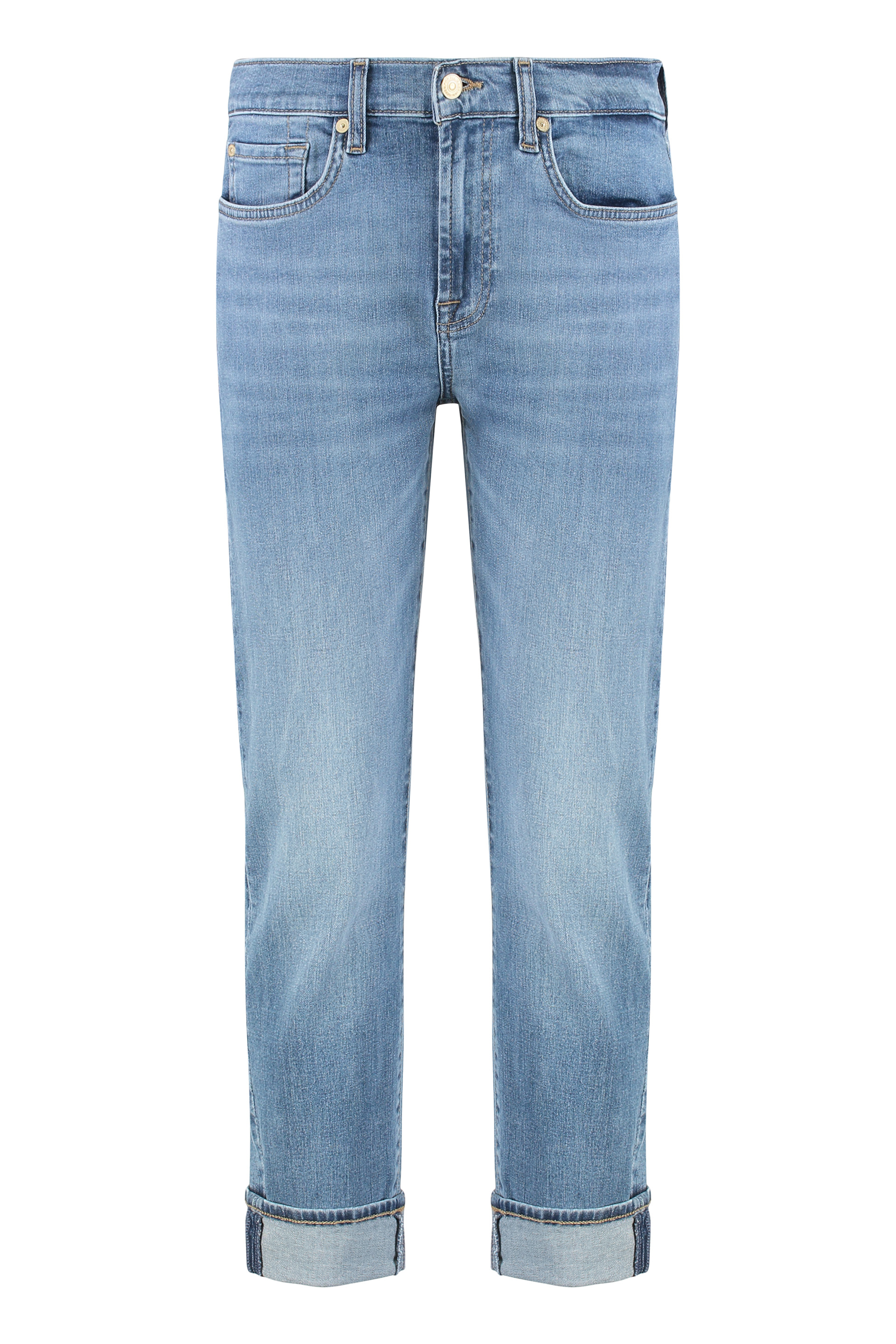 Slim mid-rise jeans