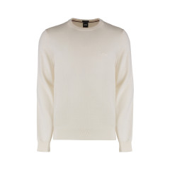virgin wool crew-neck sweater