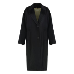 Wool and mohair coat