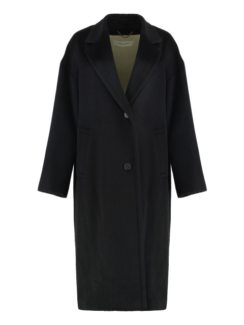 Wool and mohair coat