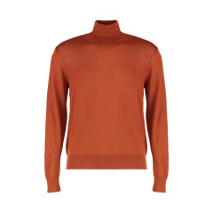 Wool turtleneck sweater