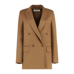 Double-breasted blazer in wool