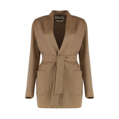 Dressing gown in camel