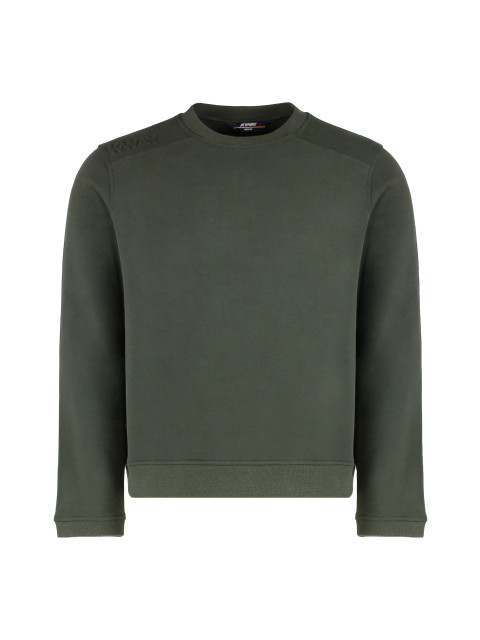 Sweater with a round neck Perruel in cotton and cashmere.
