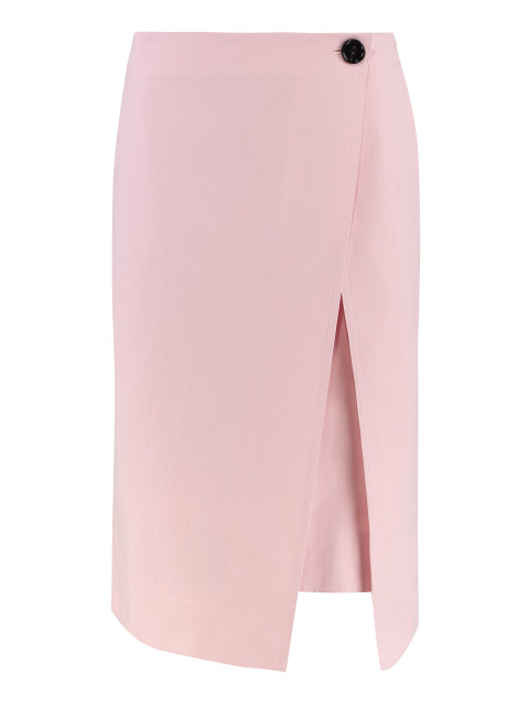Cotton wrap skirt