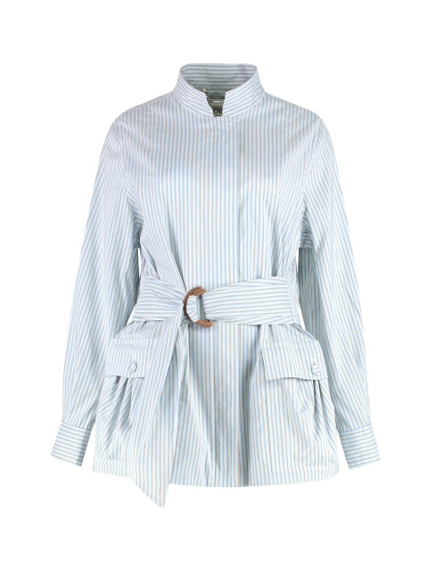 Belted cotton jacket