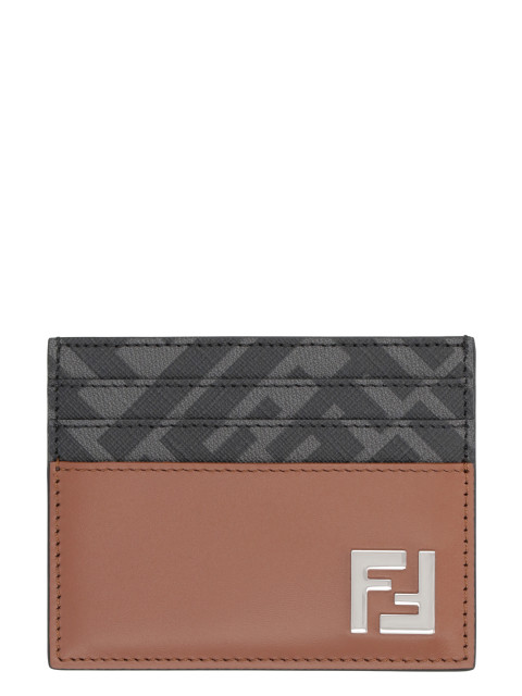 FF Squared leather card holder