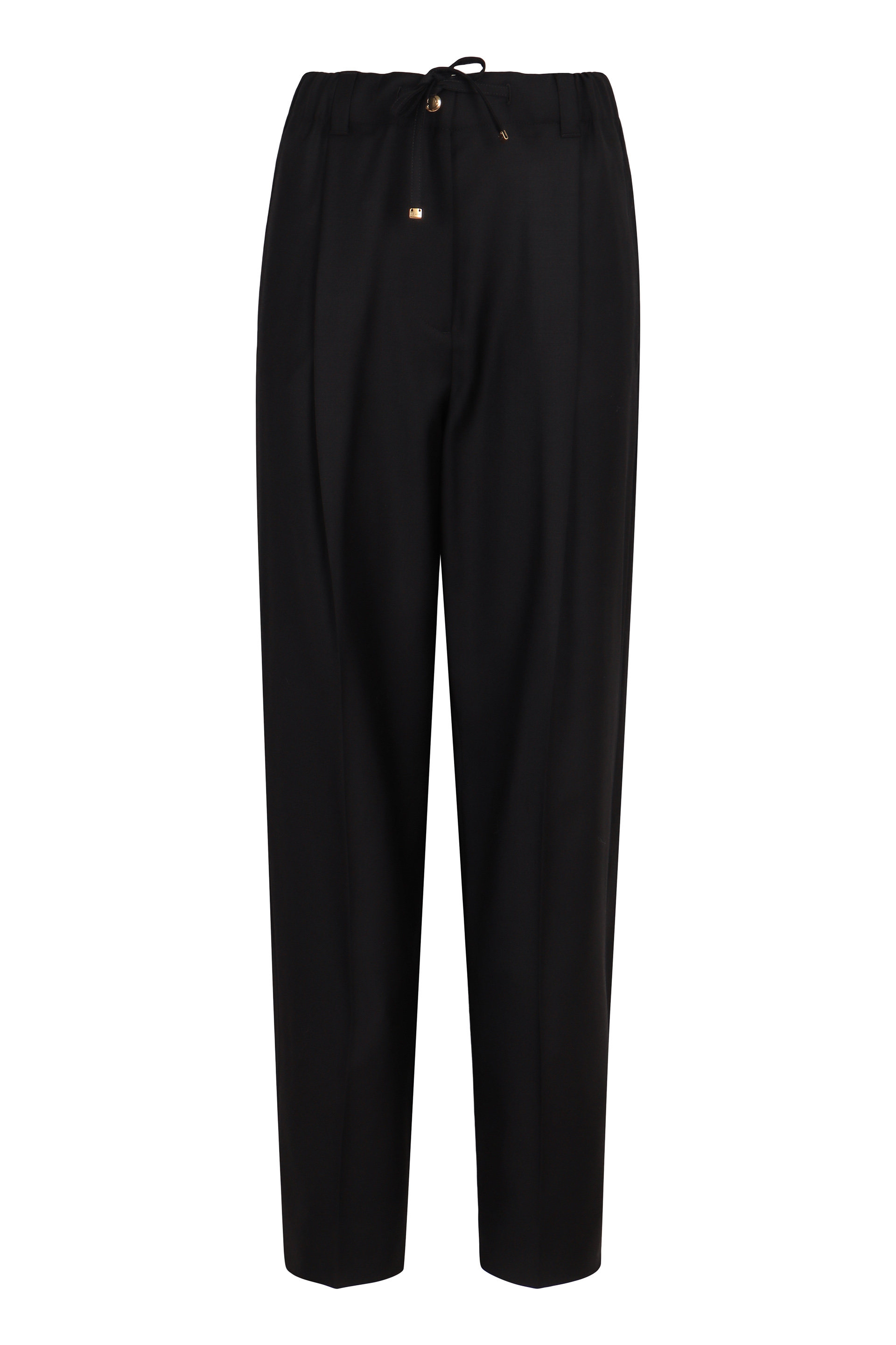 Tailored trousers in wool gabardine
