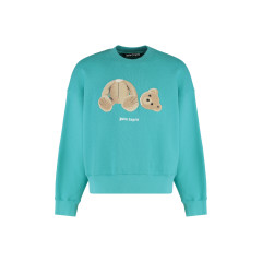 Crew neck sweatshirt in cotton