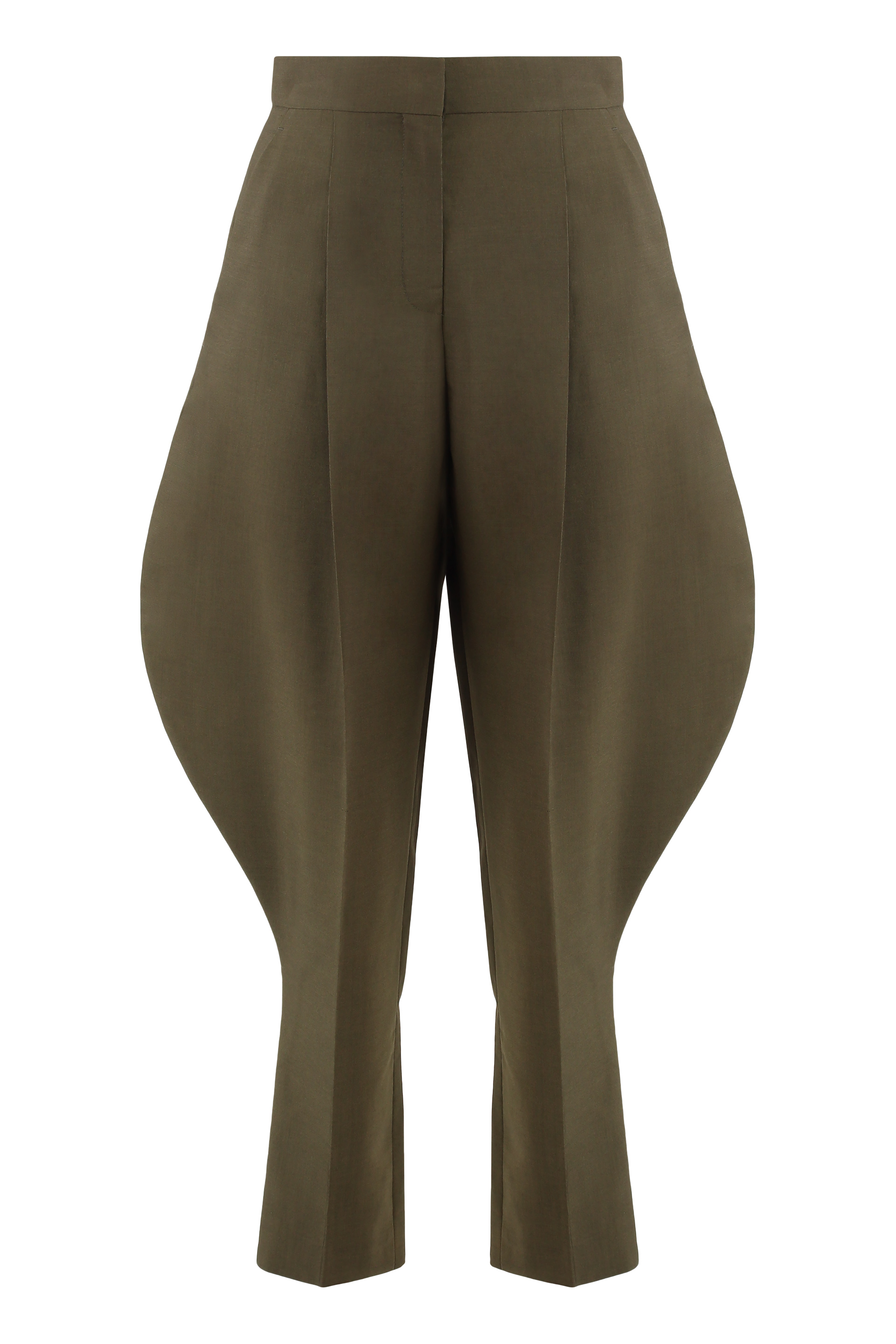 Wool and mohair trousers