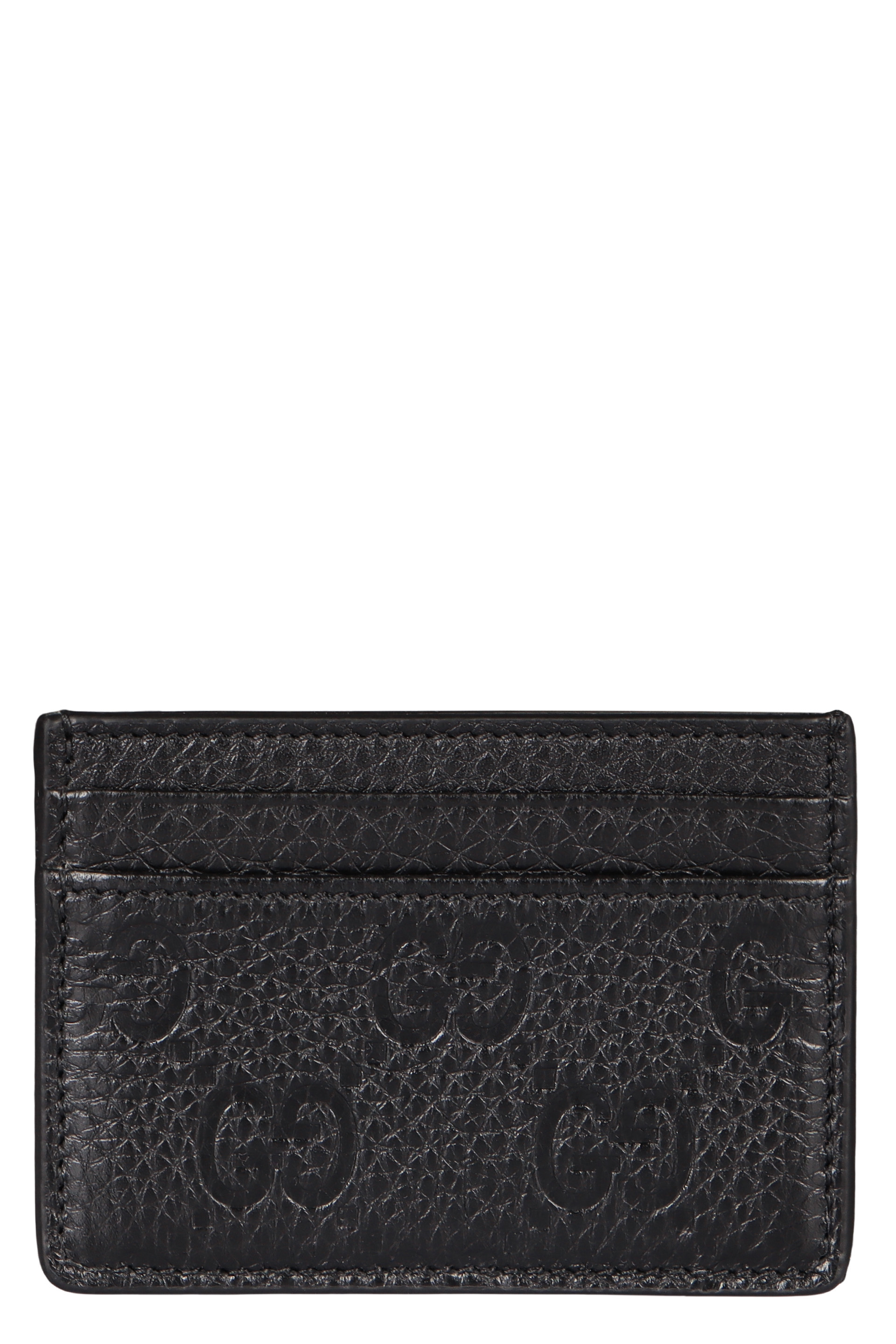 GG Emblem leather card holder