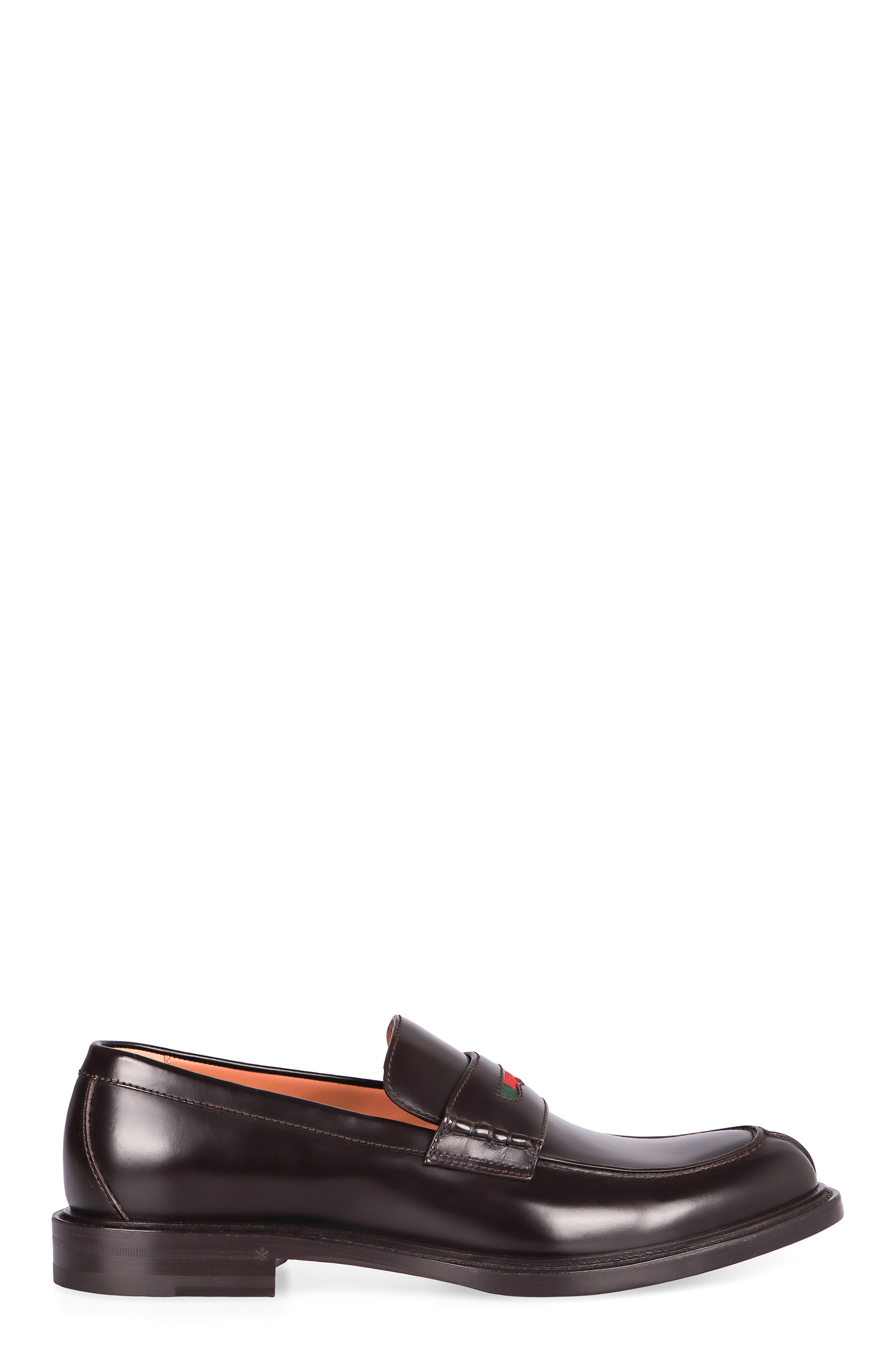Leather loafers