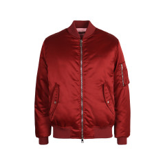 Nylon bomber jacket