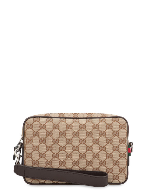 Shoulder bag in GG fabric small size