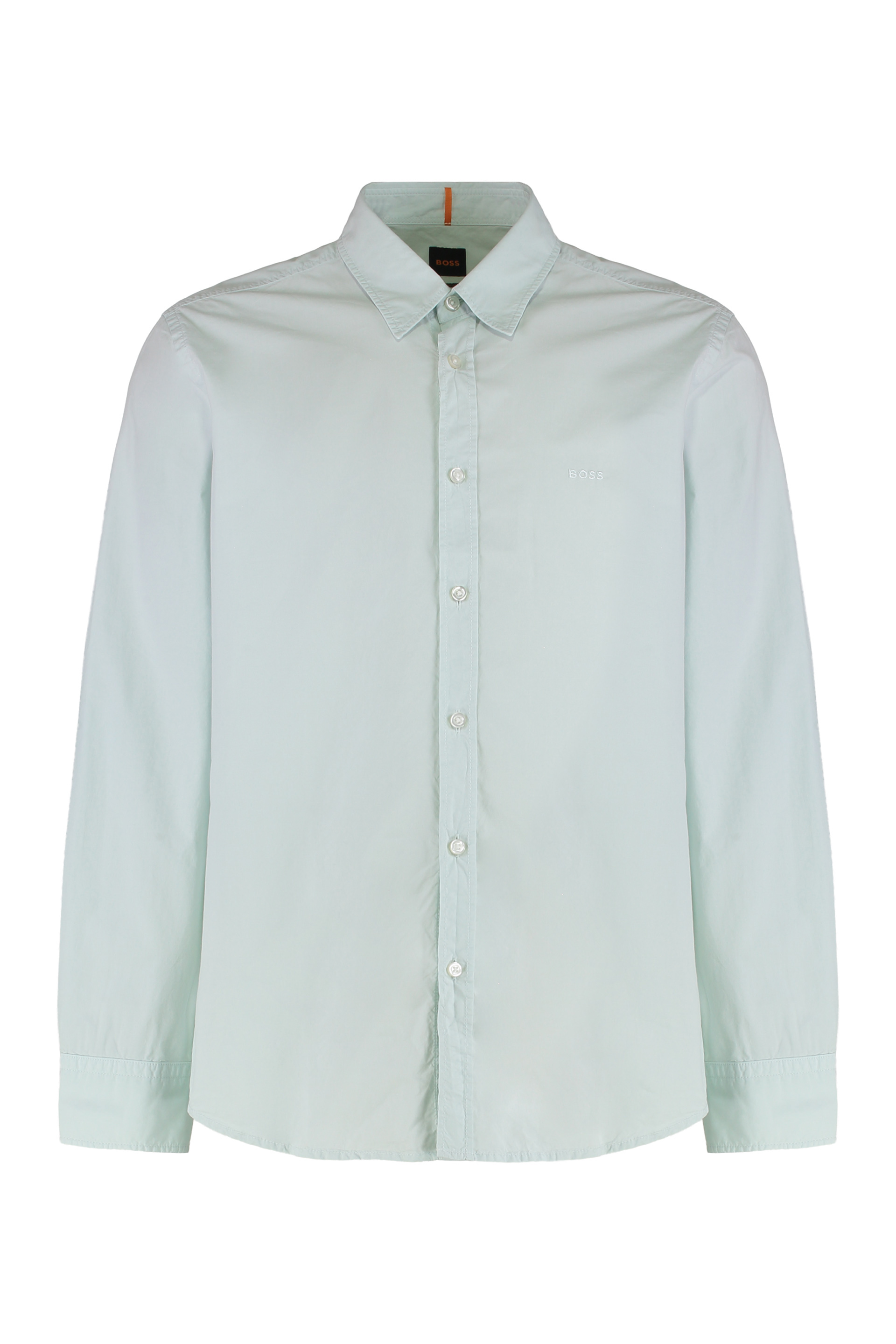 Regular fit shirt in cotton poplin
