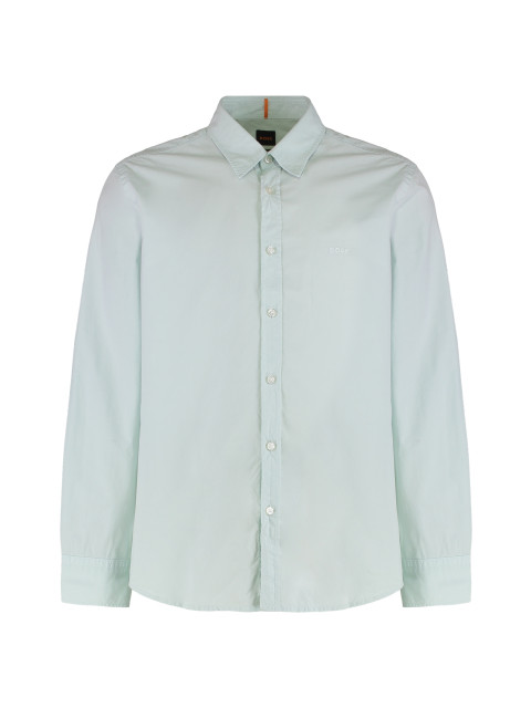 Regular fit shirt in cotton poplin