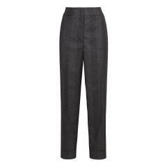 Straight trousers in wool
