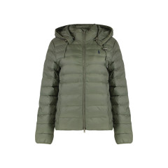 Short jacket with hood