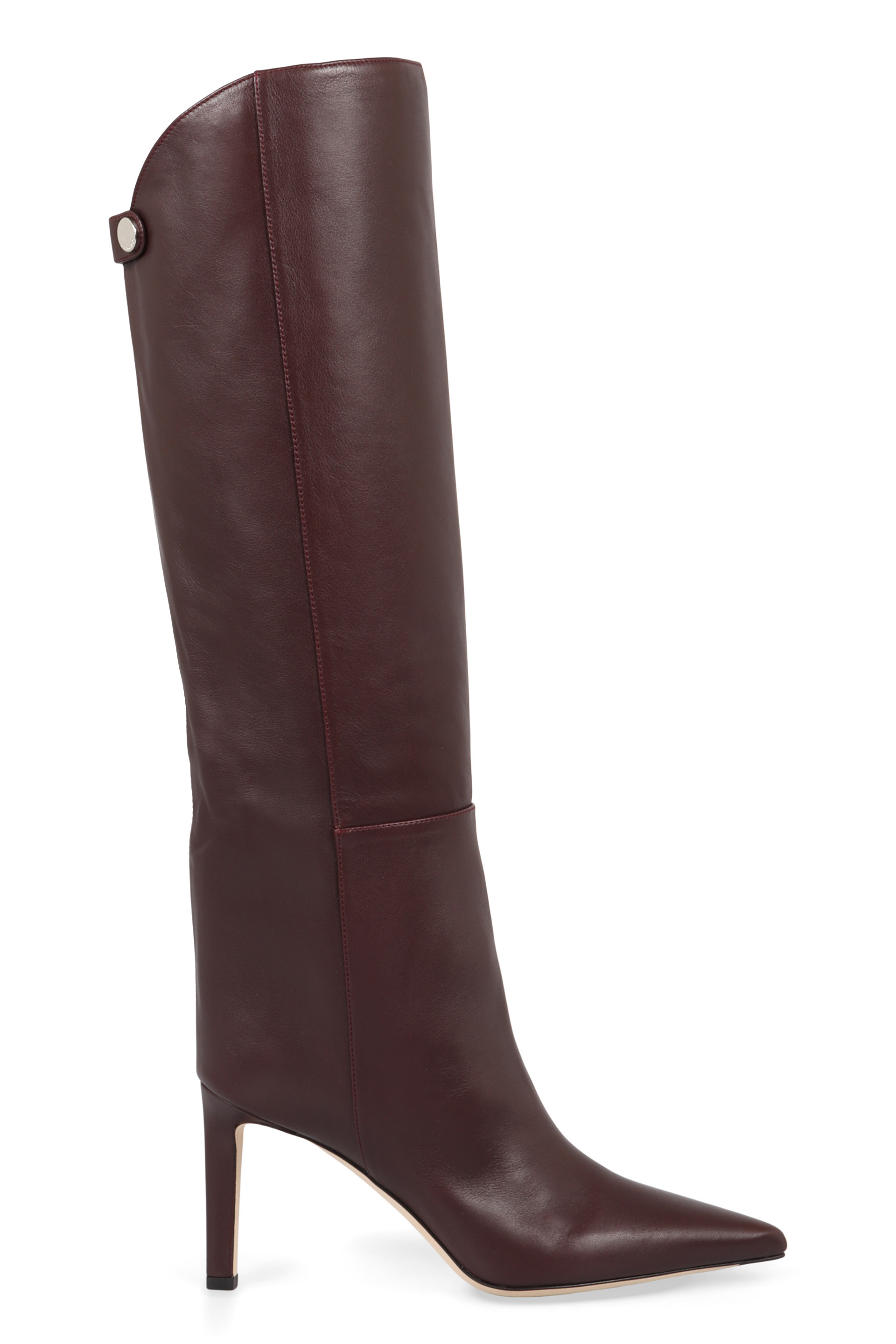 Knee-high Alize boots in leather