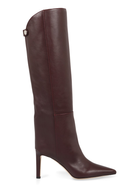 Knee-high Alize boots in leather
