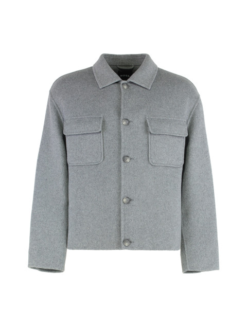 Relaxed fit jacket in wool blend