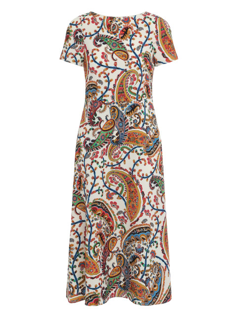 Printed midi dress