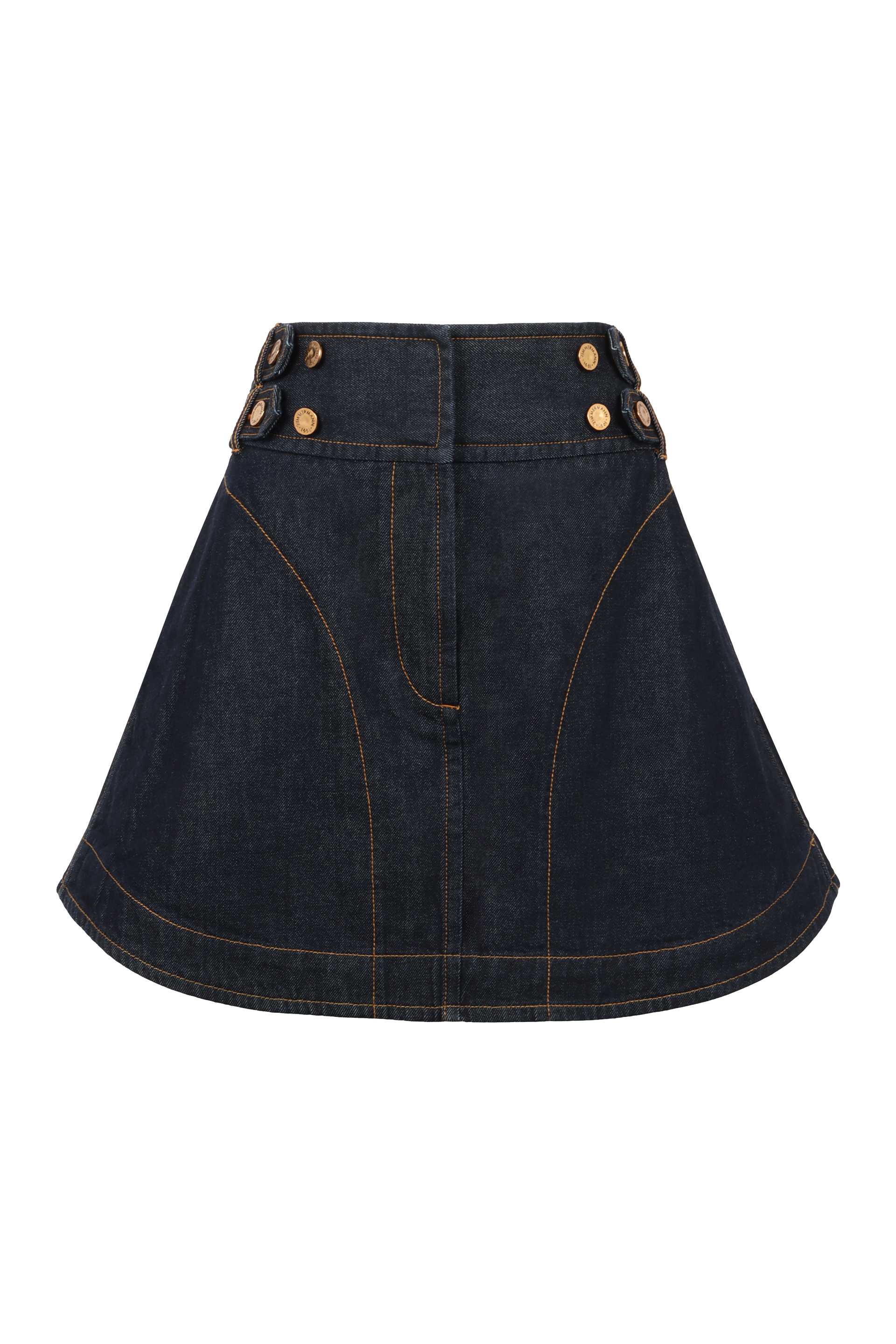 Cargo miniskirt in denim