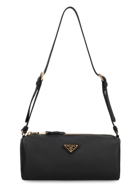 Leather shoulder bag
