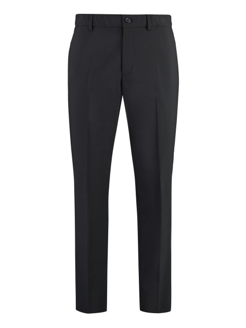 Wool blend trousers