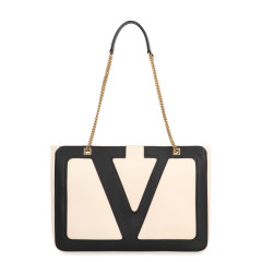 Viva Superstar Media Smooth leather tote bag