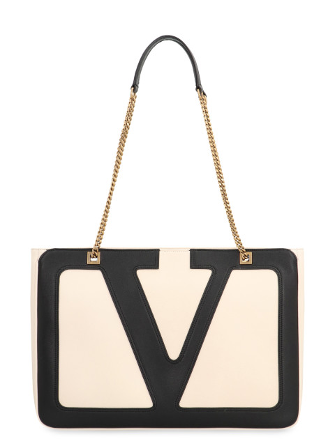 Viva Superstar Media Smooth leather tote bag