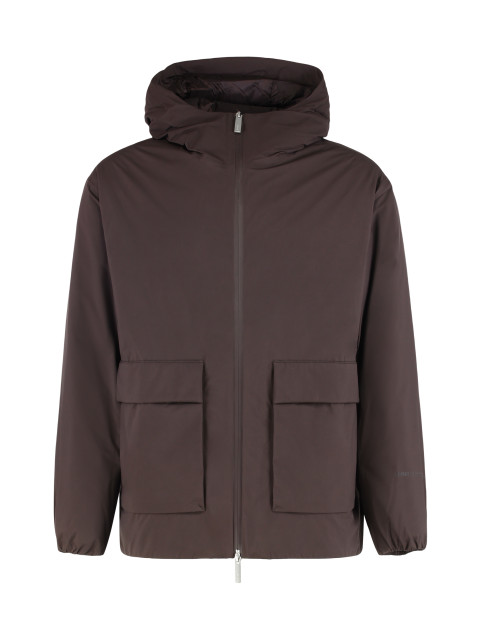 Laminar jacket with hood
