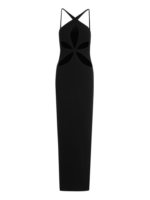 Elegant long black dress