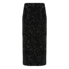 Midi skirt with sequins