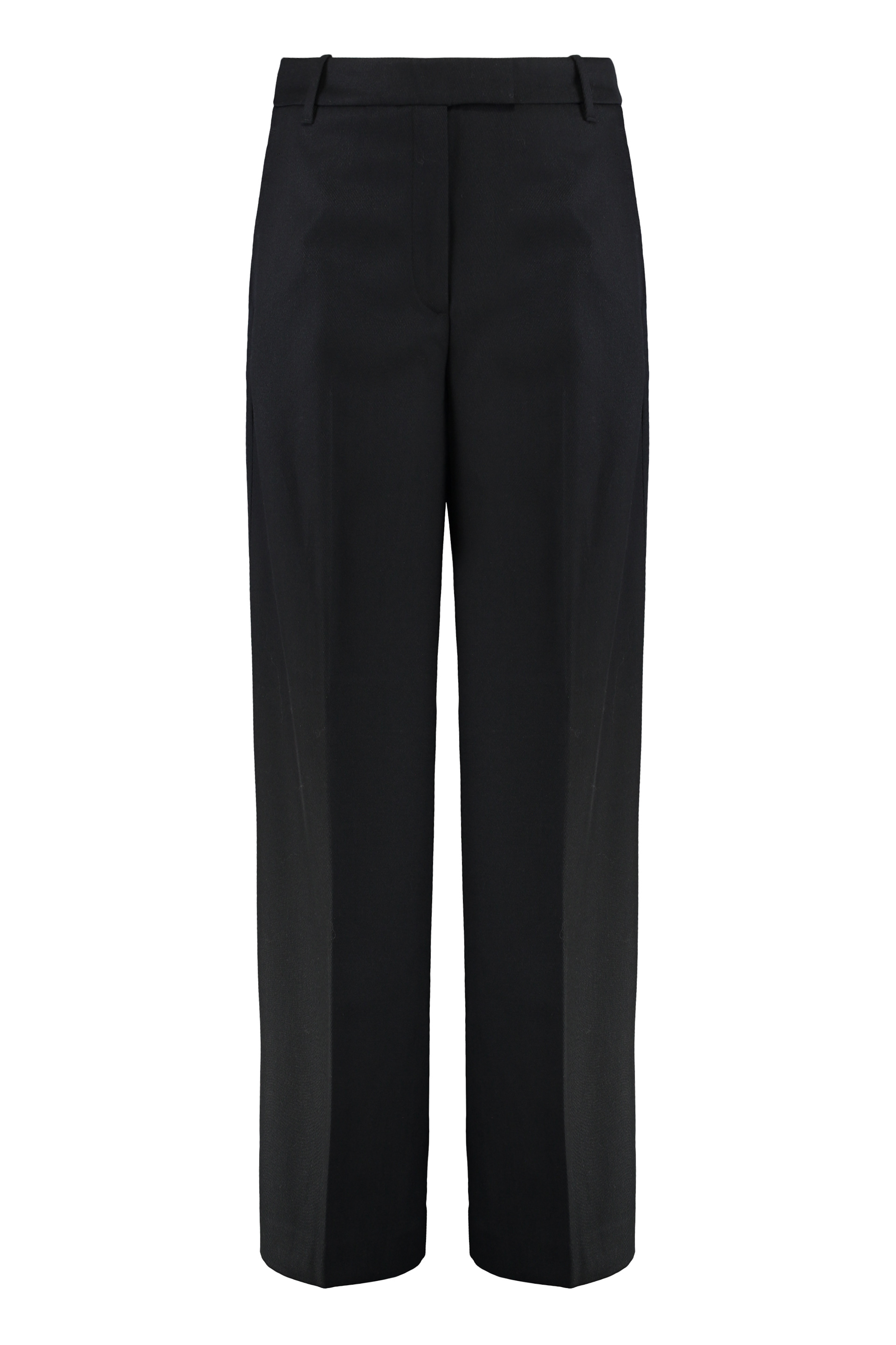 Wool gabardine trousers