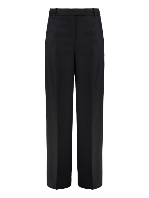 Wool gabardine trousers