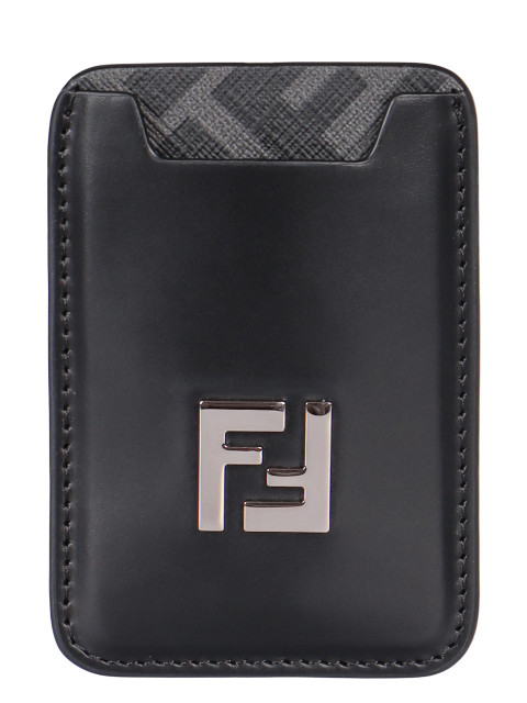 Squared FF Leather card holder