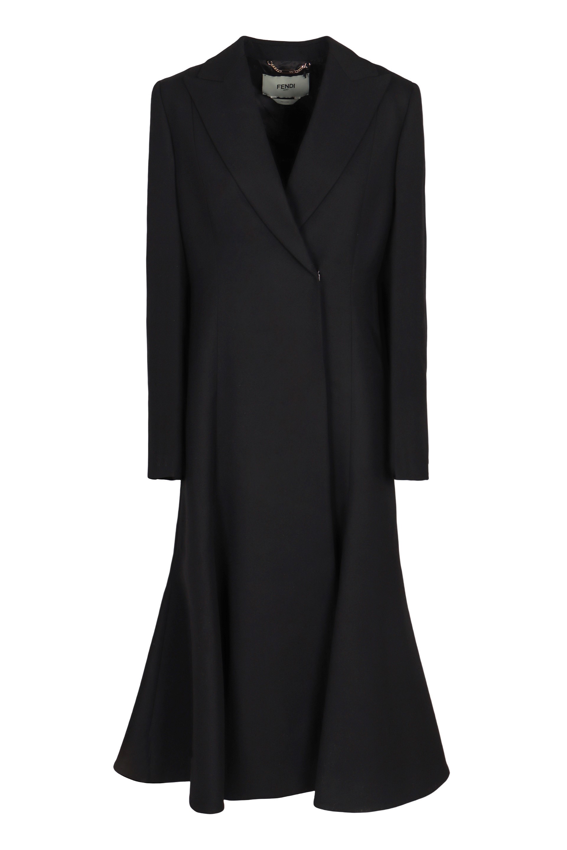 Cappotto in lana Grain de Poudre tradotto dall'italiano all'inglese è: Wool coat Grain de Poudre