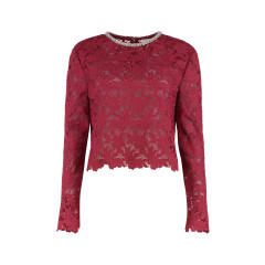 Lace top with crystals