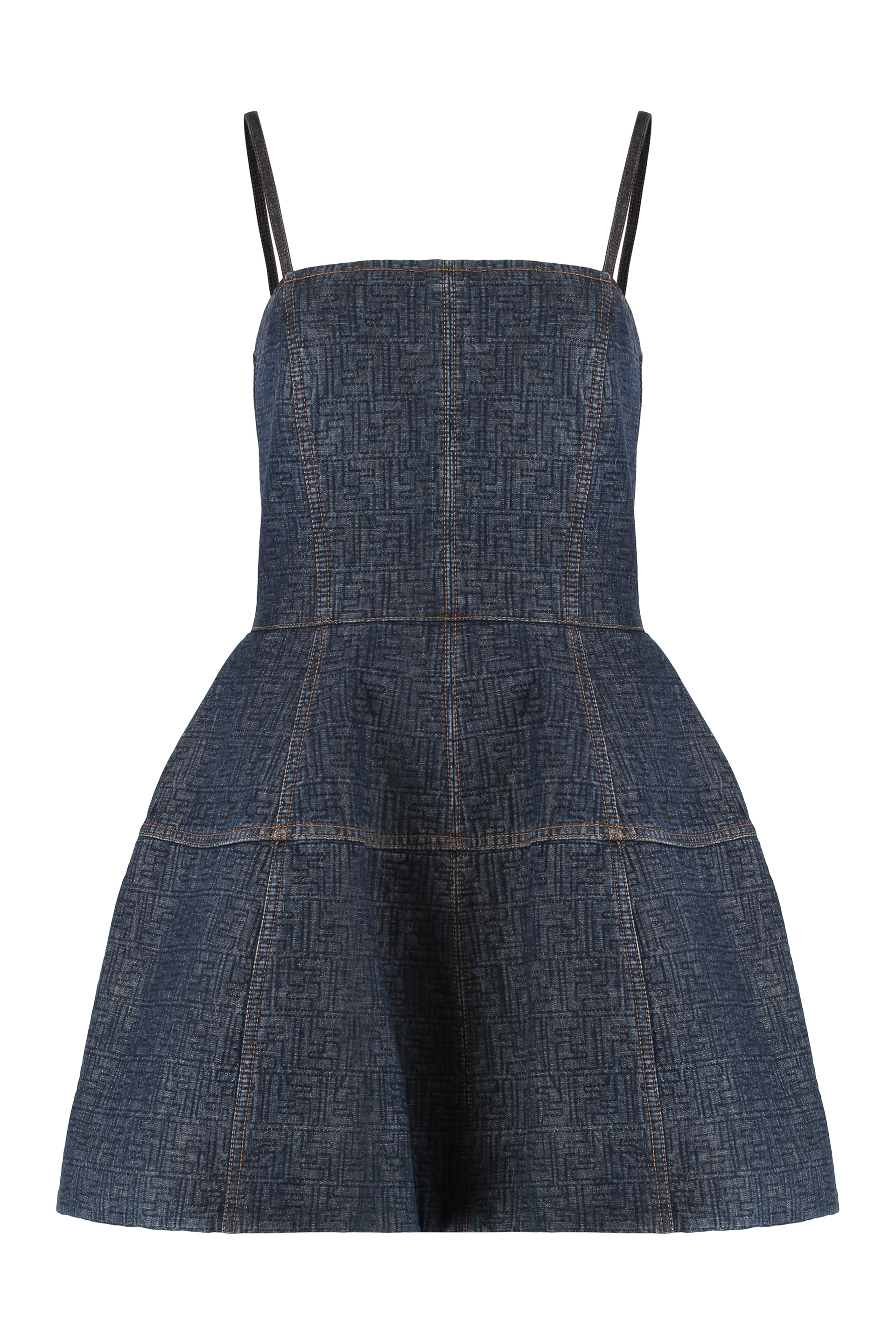 Mini denim dress