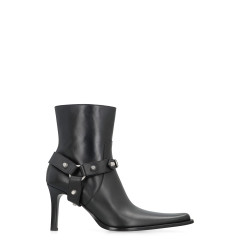 City boots in leather