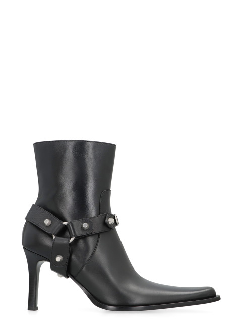 City boots in leather